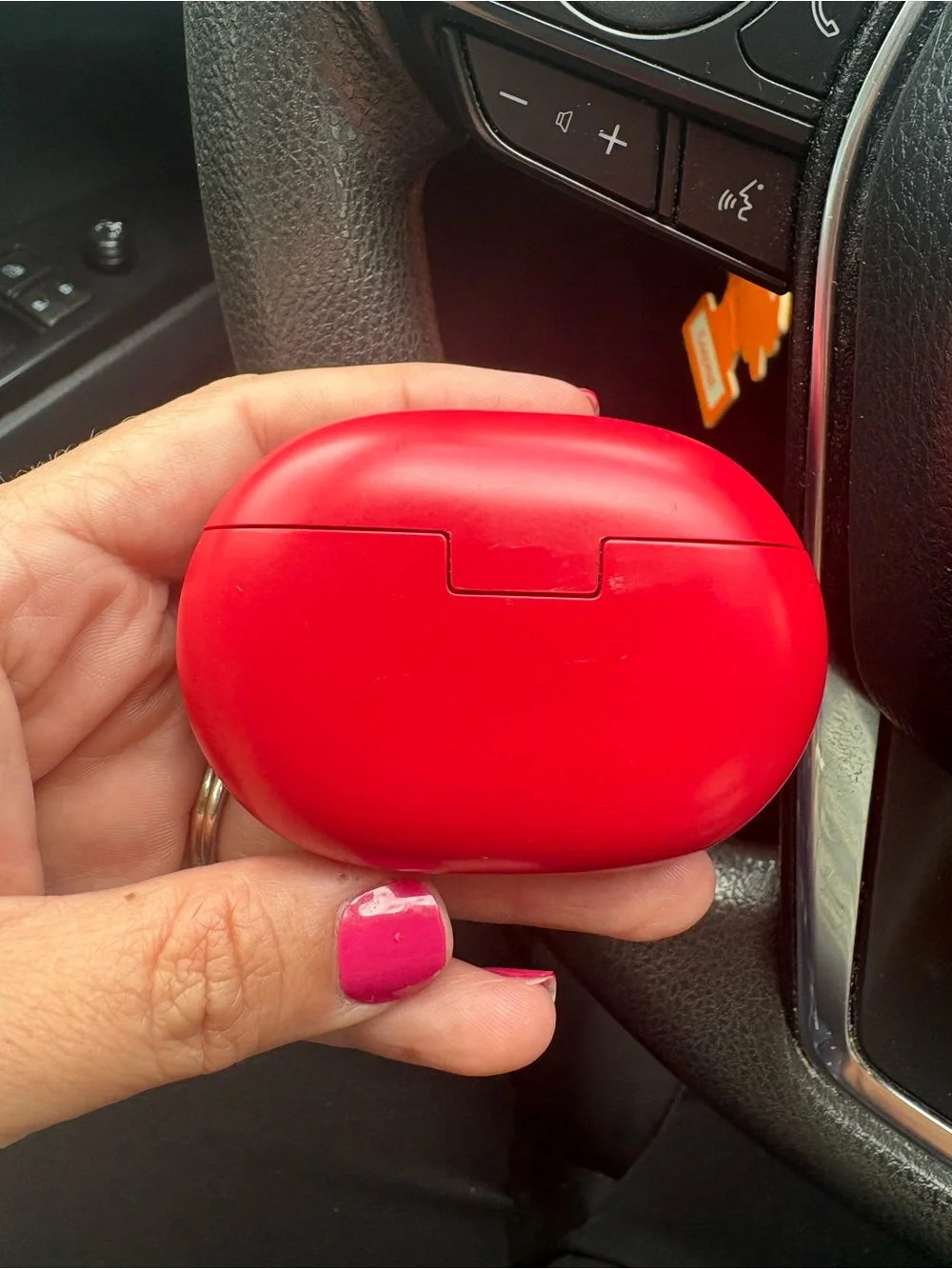 Beats by Dre Red True Wireless Earbuds with Charging Case